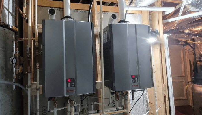Dual Rinnai Tankless Water Heater Installation Marietta Ga